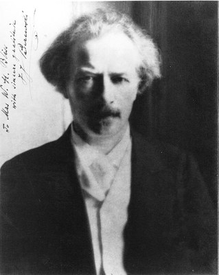 Photograph of Ignacy Jan Paderewski, Polish pianist and composer