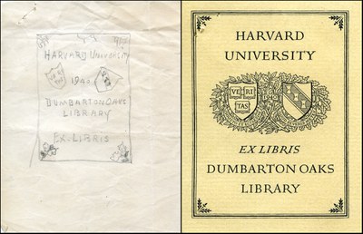 Ex Libris, Dumbarton Oaks – the First Bookplate