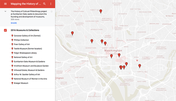 Mapping the History of Cultural Philanthropy in Washington, D.C.