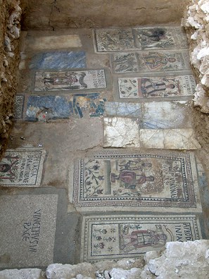Fig. 4: Overview of the floor of the Large Vaulted Room.