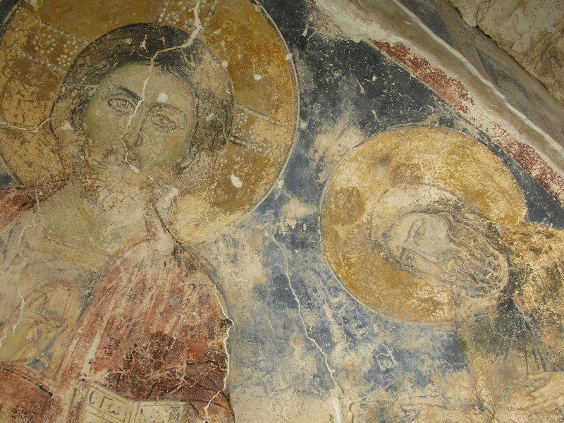 Fig. 6: Christ and Saint John the Baptist in the Deesis scene.