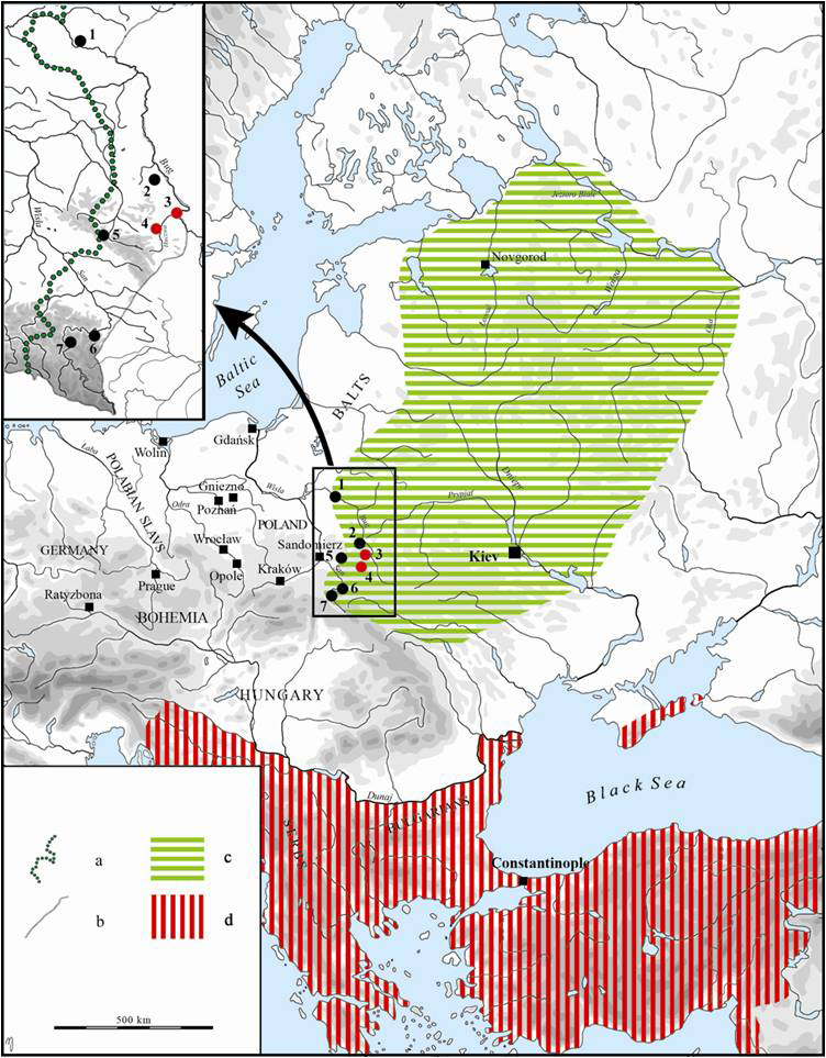 Fig. 1: Cherven Towns area (Wołoszyn et al. 2012–2013)