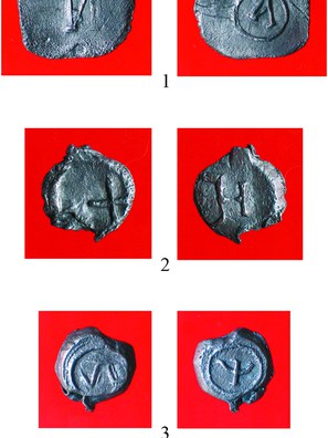 Fig. 6: Dorogichin-type lead seals.