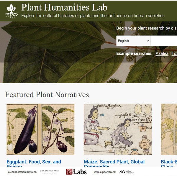 2024 Plant Humanities Virtual Faculty Residencies