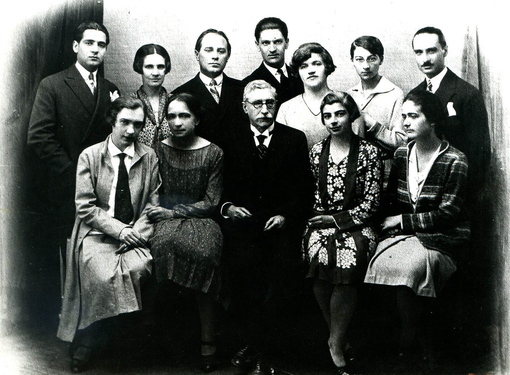 Professor Millet with his students