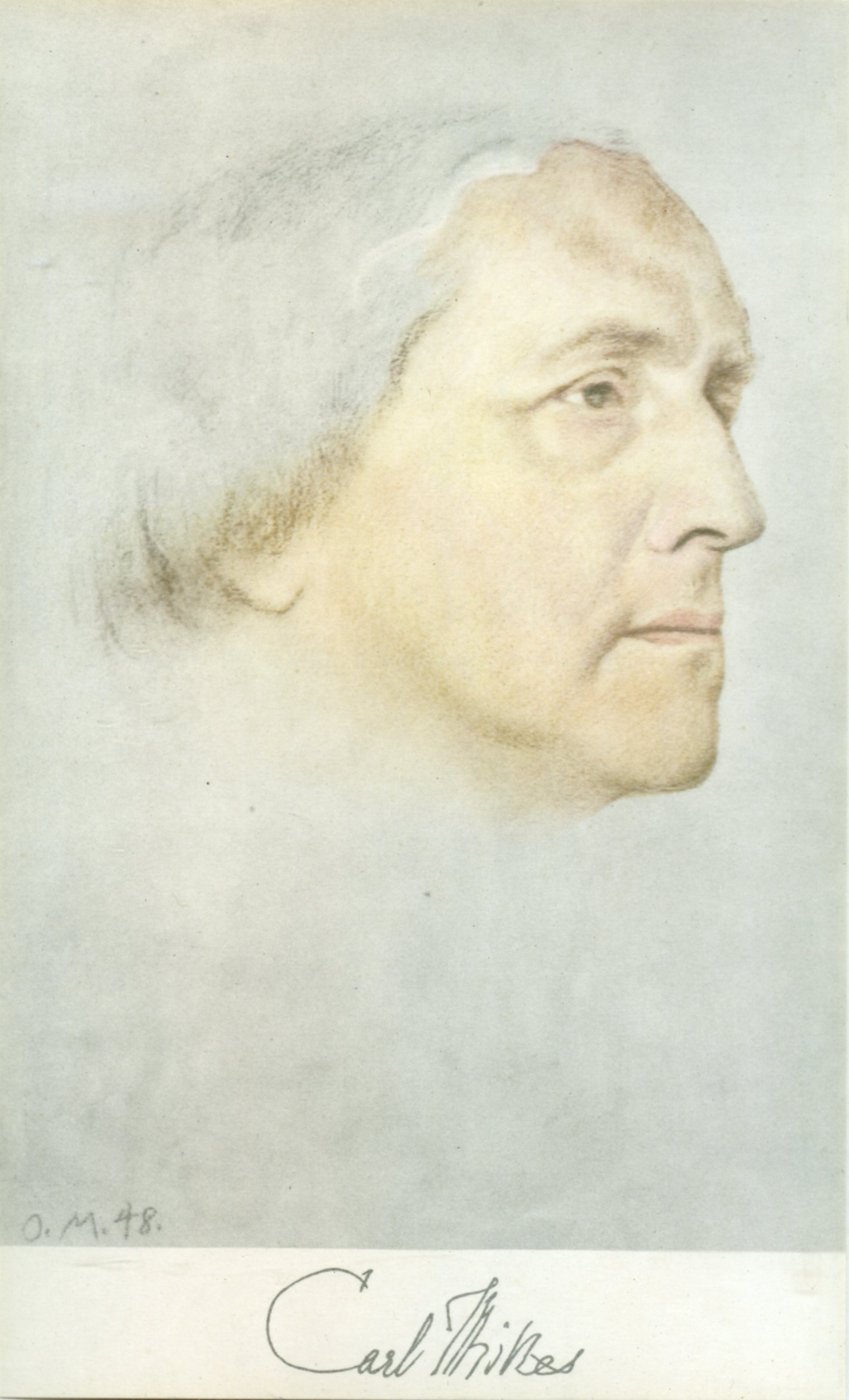 Carl Milles Portrait by Olga Milles