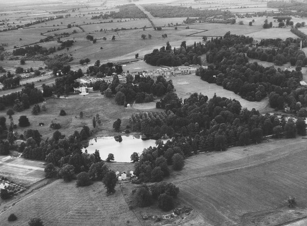 British gardens aerial photographs study collection