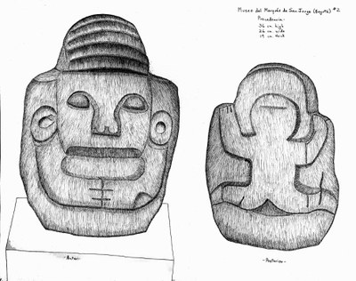 David Dellenback archive of stone sculpture from Colombia