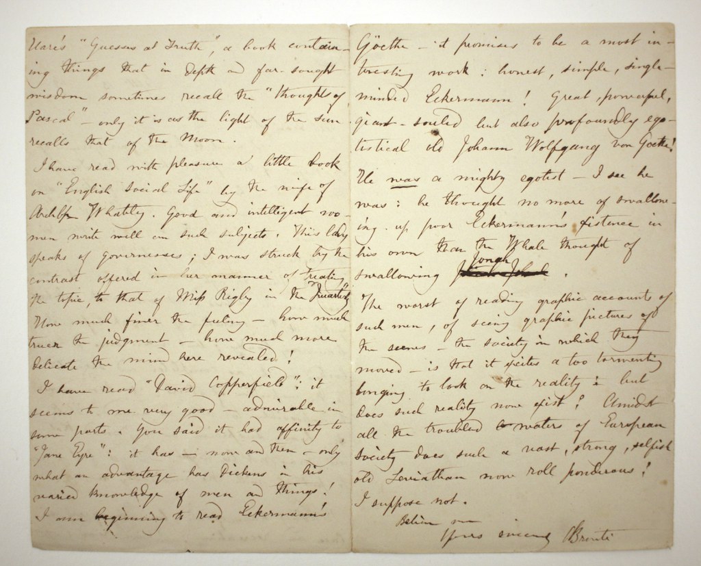 Brontë Letter, September 13, 1849, 2