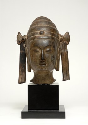 HC.S.1925.005.(S), Head of a Pratyeka Buddha