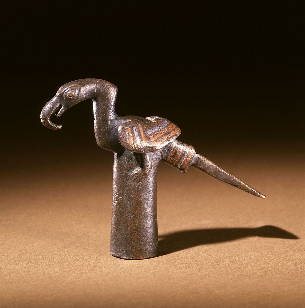PC.B.483, Staff Finial in the Shape of a Bird
