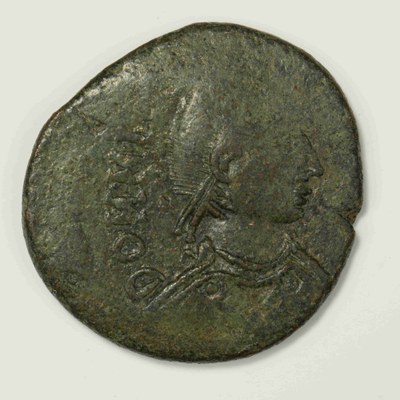 Justinian I, Copper, Follis, Carthage, 527-565