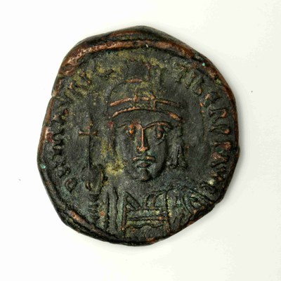 Maurice, Copper, Follis, Constantinople, 586/587