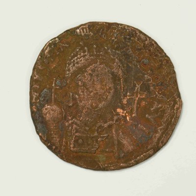 Justinian I, Copper, Half Follis, Antioch, 539/540