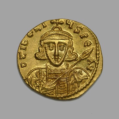 Tiberios III, Gold, Solidus, Constantinople, 698-705