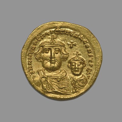 Herakleios, Gold, Solidus, Constantinople, 616-625