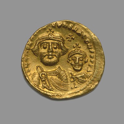 Herakleios, Gold, Solidus, Constantinople, circa 616-625