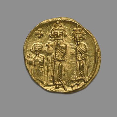 Herakleios, Gold, Solidus, Constantinople, 632-635?