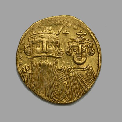 Constans II (Constantine), Gold, Solidus, Constantinople, 662?-667?