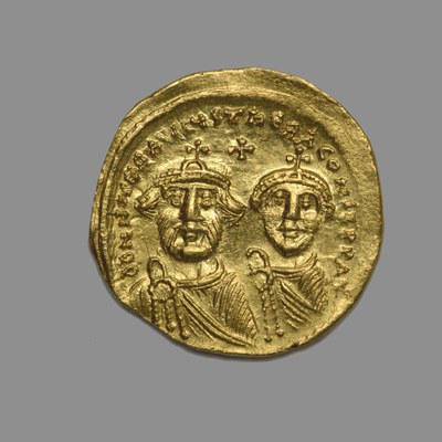 Herakleios, Gold, Solidus, Constantinople, 610-641