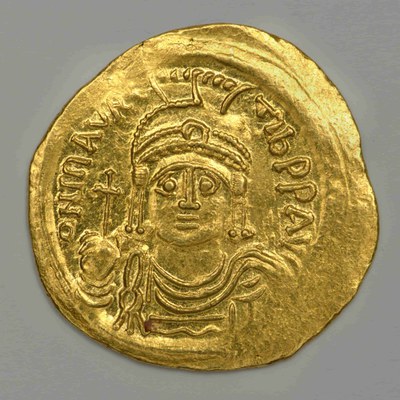 Maurice, Gold, Solidus, Constantinople, 584-602