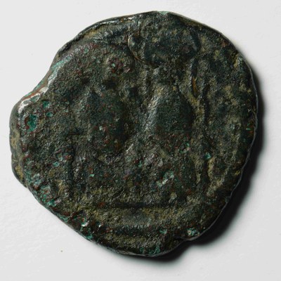 Justin II, Copper, Follis, Nikomedeia, 577/578