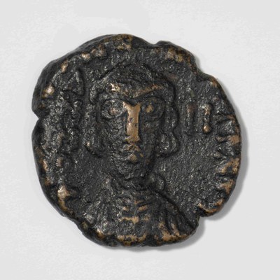 Justinian II, Copper, Follis, Carthage, 686/687