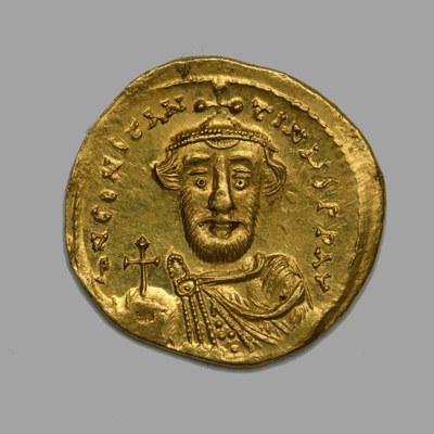 Constans II (Constantine), Gold, Solidus, Constantinople, 647/648