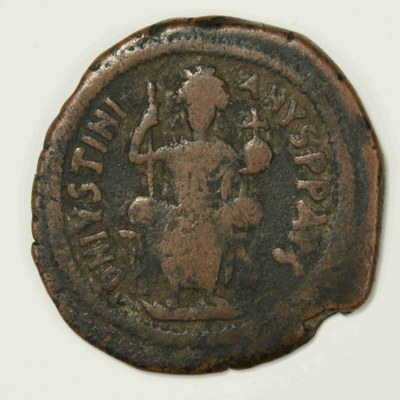 Justinian I, Copper, Follis, Antioch, 531/532-536