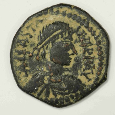 Anastasios I, Copper, Follis, Constantinople, 507-512