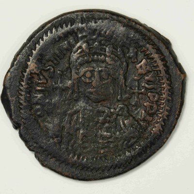 Justinian I, Copper, Follis, Antioch, 557/558