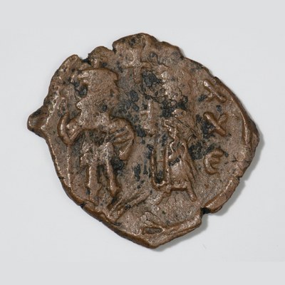Constans II (Constantine), Copper, Follis, Constantinople, 665/666