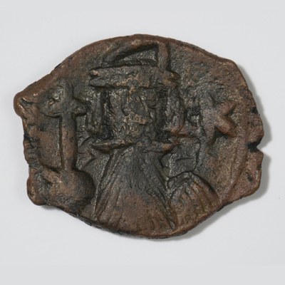 Constans II (Constantine), Copper, Follis, Constantinople, 668
