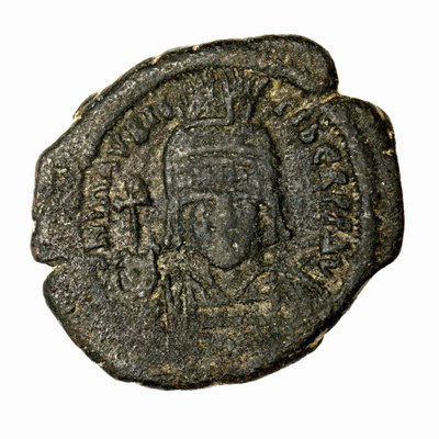 Maurice, Copper, Follis, Constantinople, 590/591