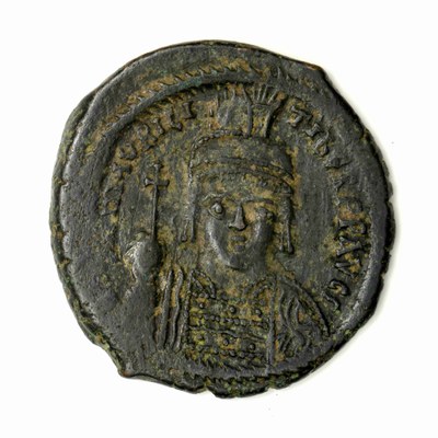 Maurice, Copper, Follis, Constantinople, 594/595
