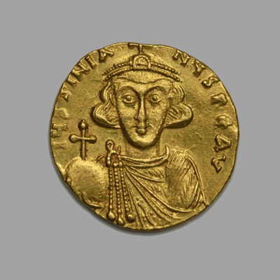 Justinian II, Gold, Solidus, Constantinople, 686/687
