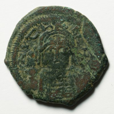 Justin II, Copper, Follis, Antioch, 566/567