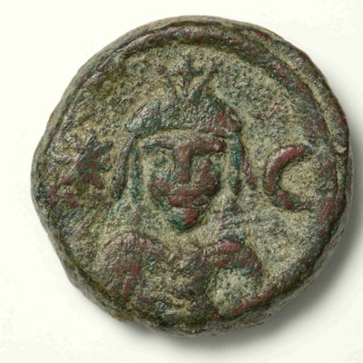 Herakleios, Copper, Twelve Nummi, Alexandria, 618-628