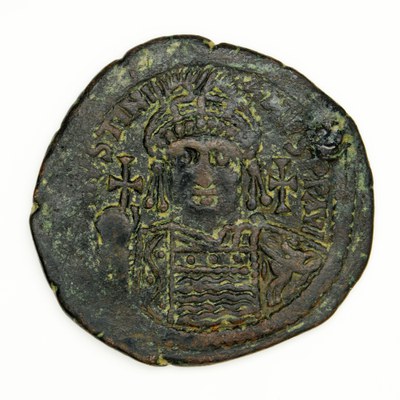 Justinian I, Copper, Follis, Antioch, 542/543
