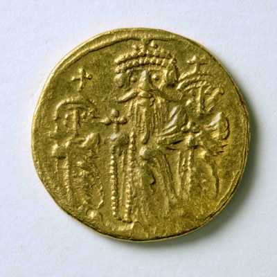Herakleios, Gold, Solidus, Sicily, 634/635