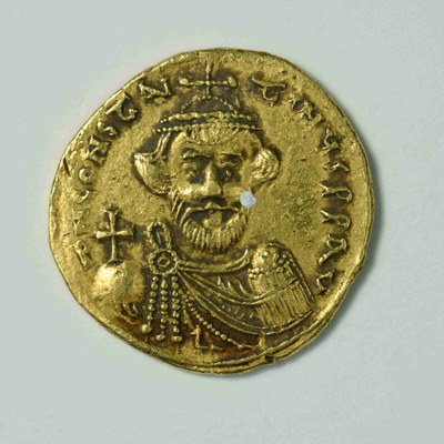 Constans II (Constantine), Gold, Solidus, Syracuse, 648