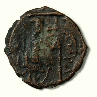 Tiberios III, Copper, Follis, Constantinople, 701/702