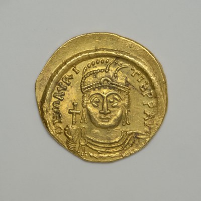 Maurice, Gold, Solidus, Alexandria?, 582-602