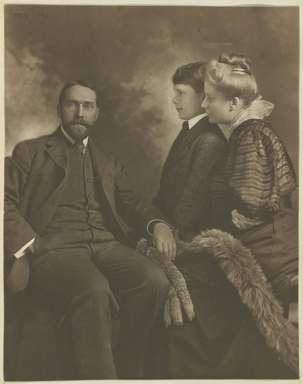 Elizabeth Sprague Coolidge, Frederick Shurtleff Coolidge, and Albert Sprague Coolidge, 1901. Coolidge Foundation Collection, Music Division, Library of Congress.