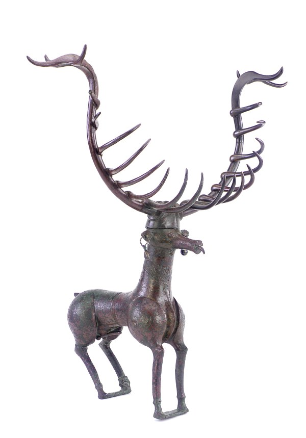 Stag, Central Asia (?), first millennium. Freer Gallery of Art and Arthur M. Sackler Gallery, Smithsonian Institution, Washington, D.C.: Gift of Arthur M. Sackler, S1987.119a-b.