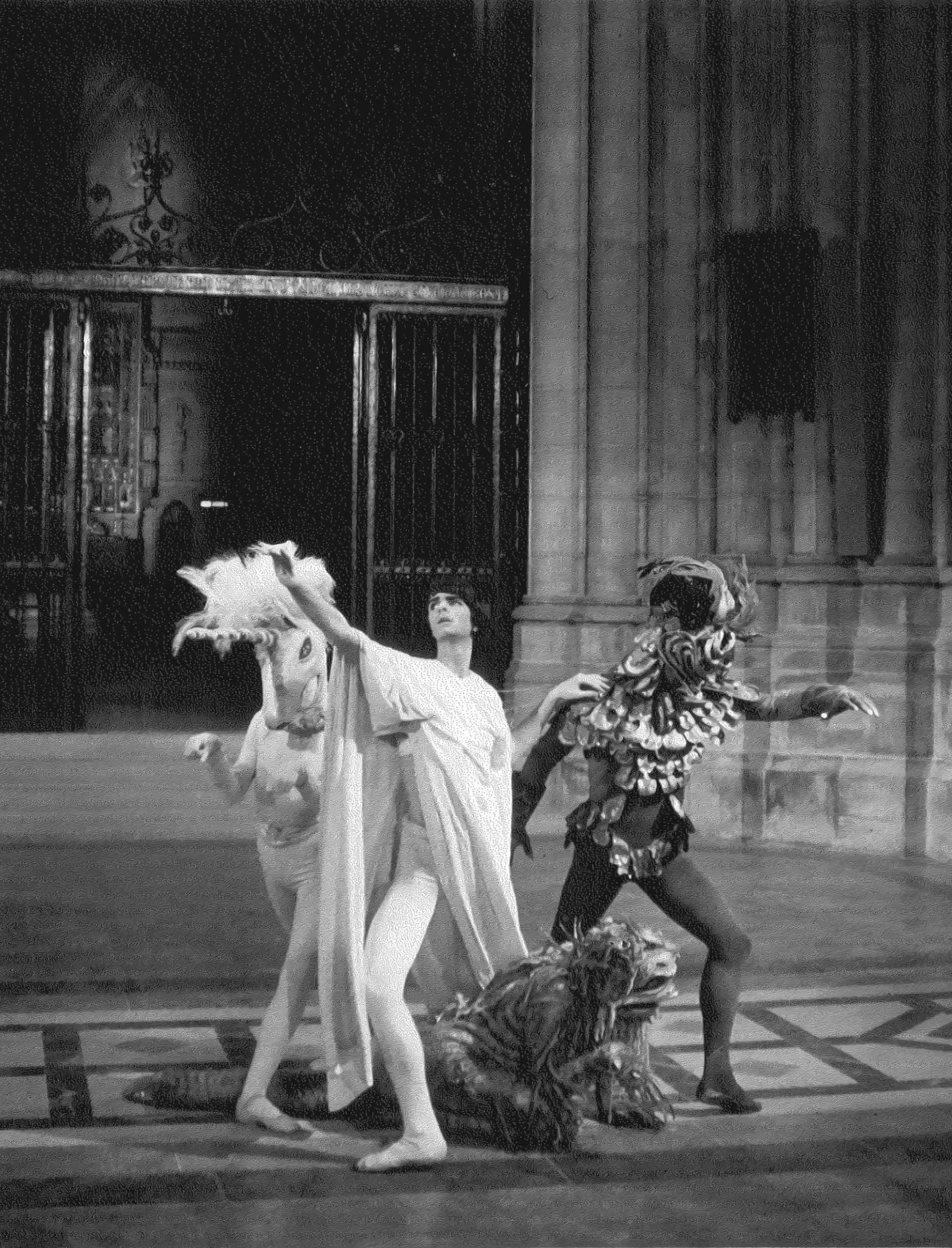 The Washington Ballet’s 1970 production of Gian Carlo Menotti’s “The Unicorn, the Gorgon, and the Manticore” at the National Cathedral. Photograph courtesy of The Historical Society of Washington, D.C.