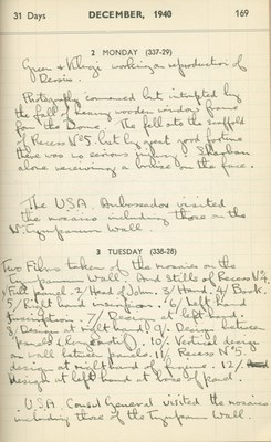 Ernest Hawkins (?): Notebook Entry for December 2 - 3, 1940