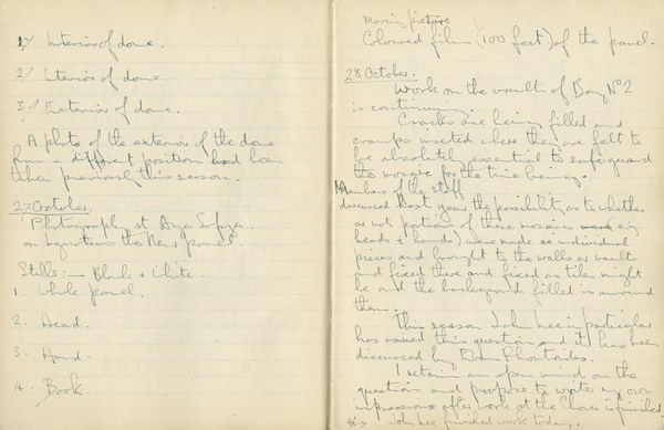 Ernest Hawkins: Notebook Entry for October 27, 1948