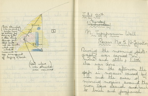 William John Gregory: Notebook Entry for July 20, 1939