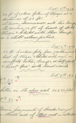 Author unknown: Notebook Entry for October 5 - 10, 1939
